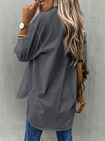 Button Front Office Shirt