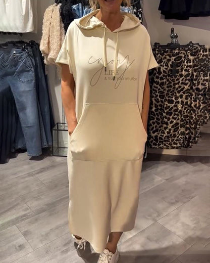 Casual Hoodie Dress