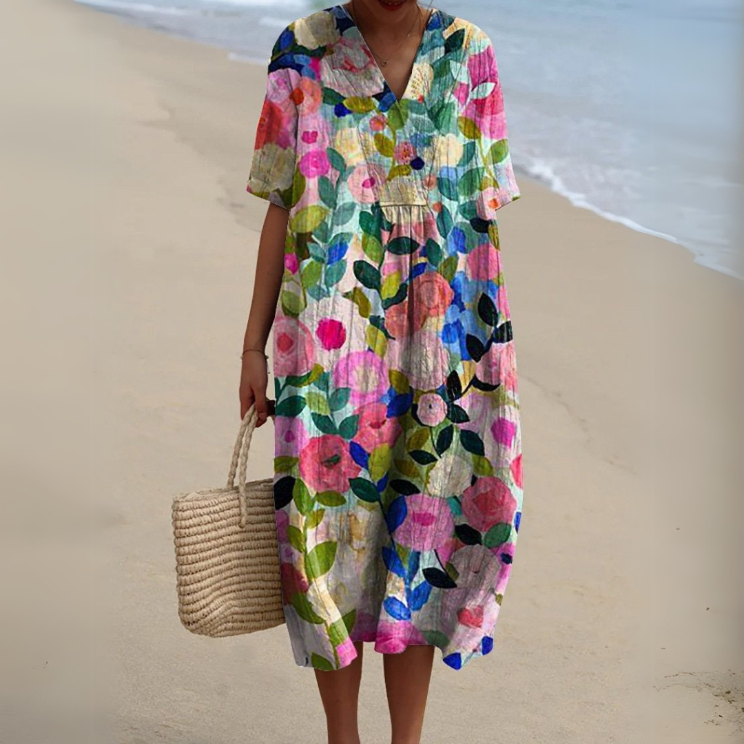 Elegant Floral Dress