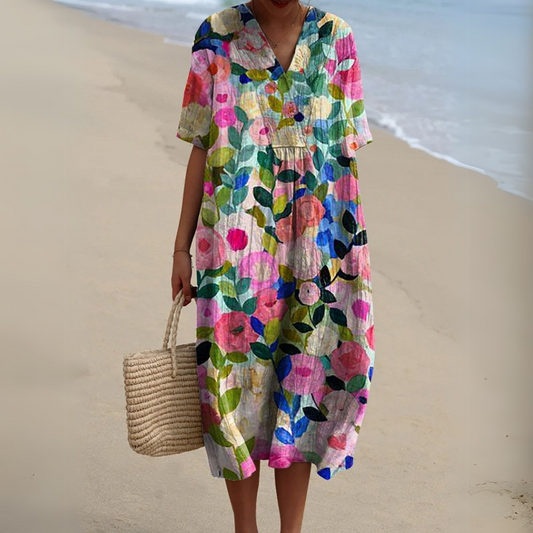 Elegant Floral Dress