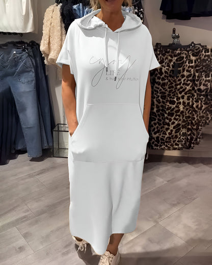 Casual Hoodie Dress