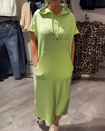 Casual Hoodie Dress