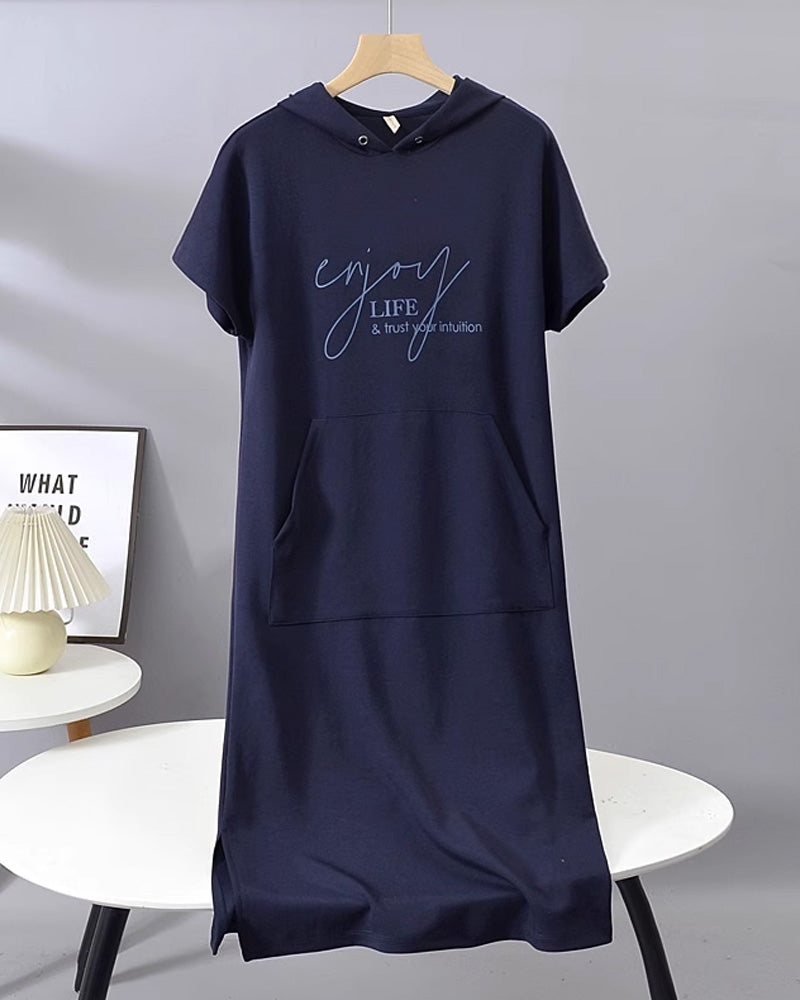 Casual Hoodie Dress