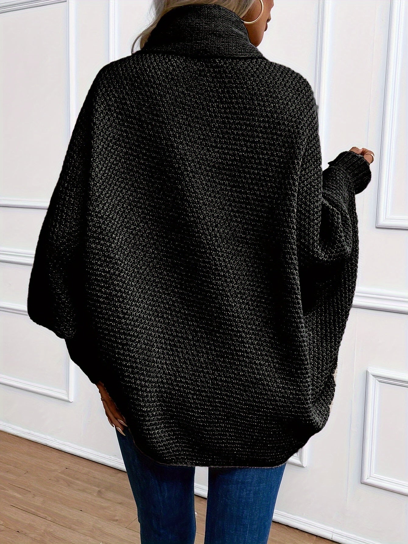Batwing Sleeve Cardigan Blazer