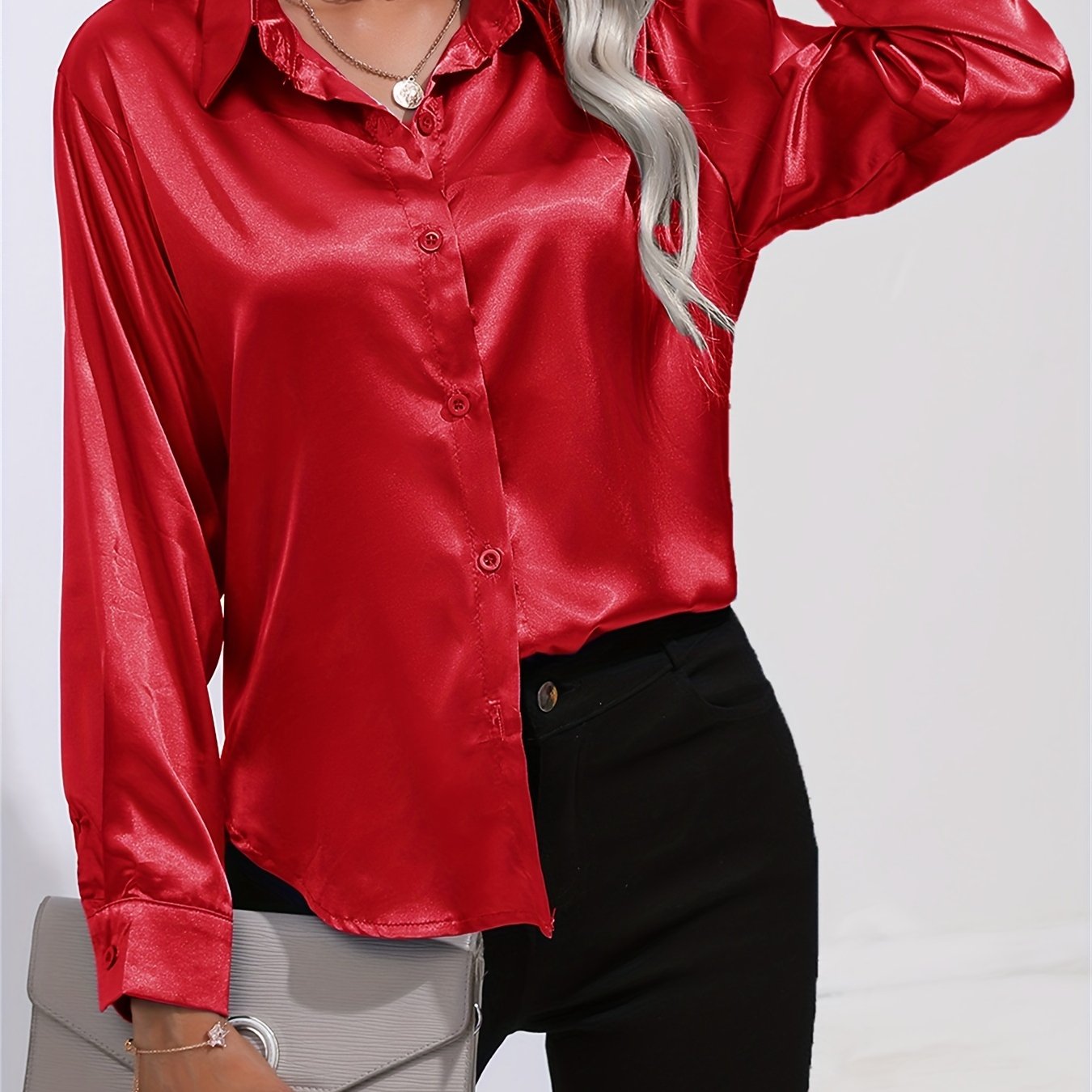 Long Sleeve Lapel Shirt