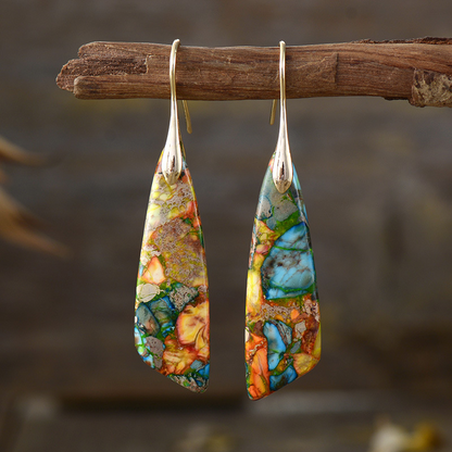 Liora - Vintage Nature Stone Earrings