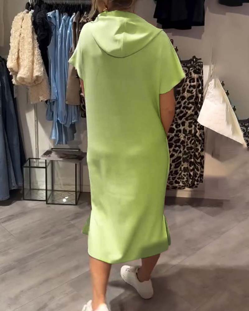 Casual Hoodie Dress
