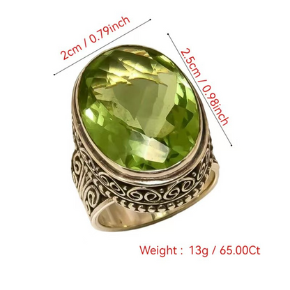 Pandora – Vintage Olive Crystal Ring