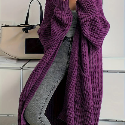 Long Open Front Cardigan