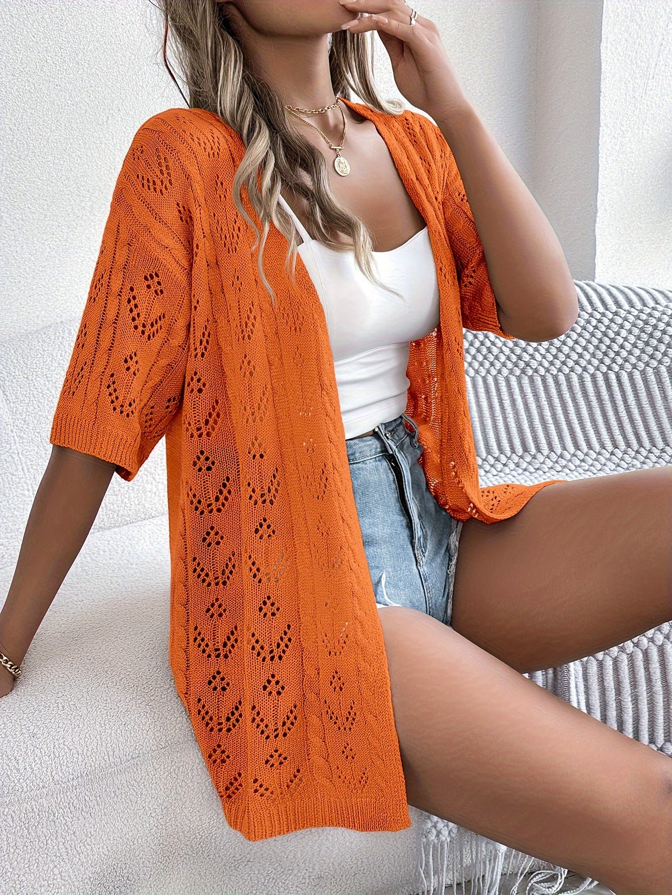 Lightweight Lace Cardigan