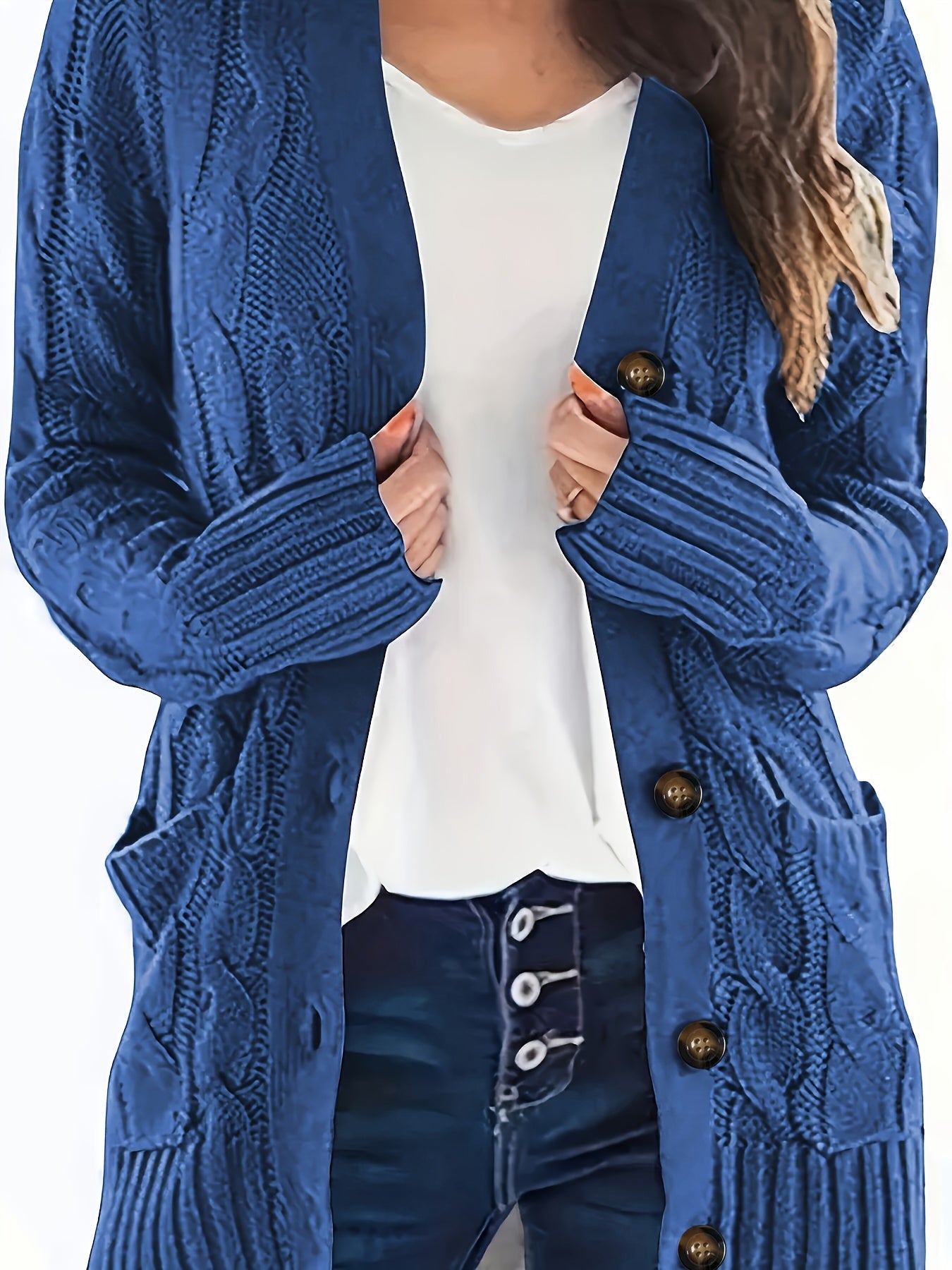 Vintage Cable Stitch Cardigan