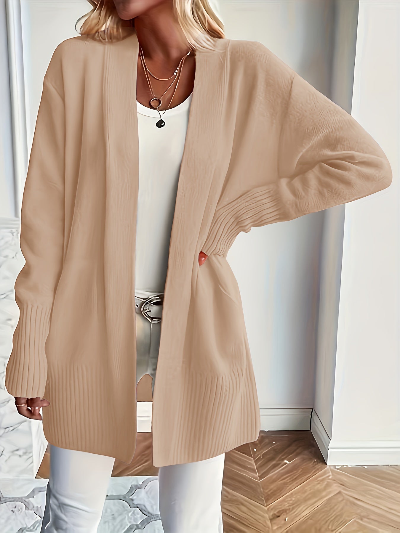 Cozy Knit V-Neck Cardigan