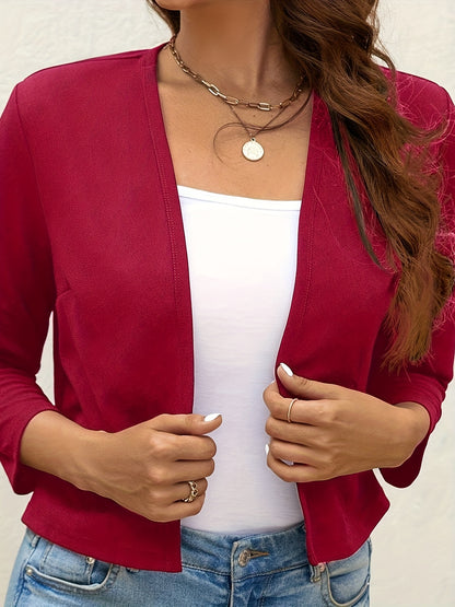 Open Front Cardigan Blazer