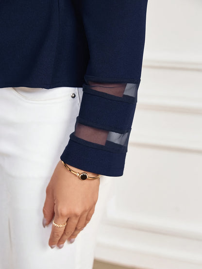 Stand Collar Blazer Jacket