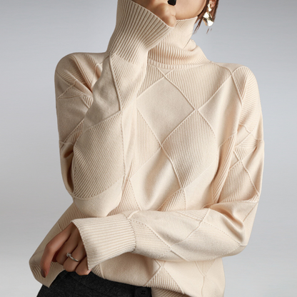 Diamond Knit Pullover