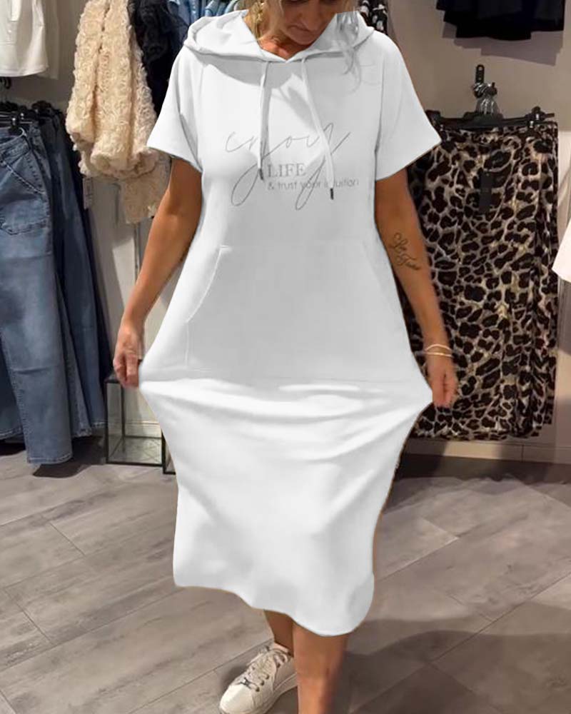 Casual Hoodie Dress