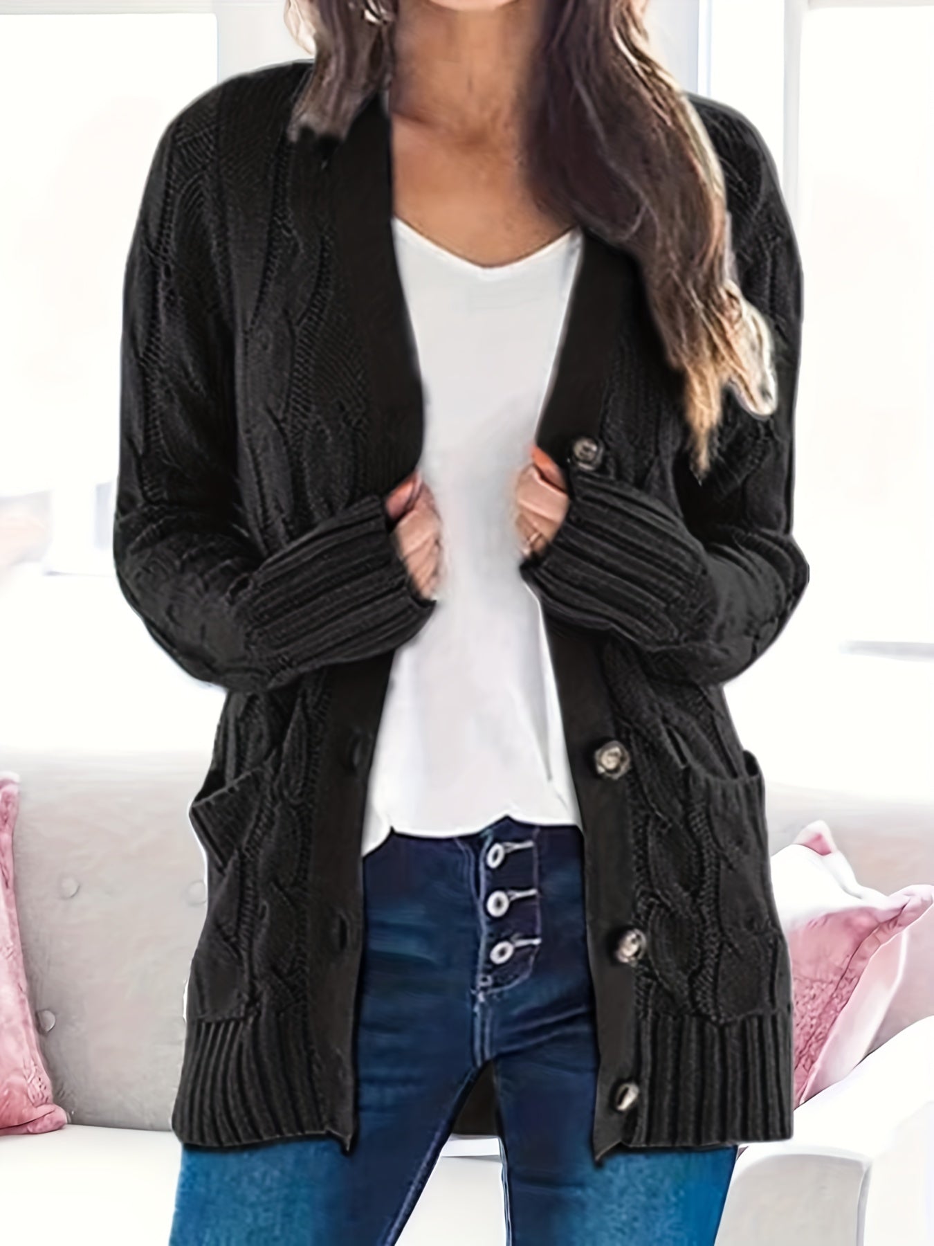 Vintage Cable Stitch Cardigan