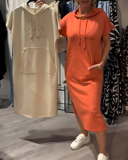 Casual Hoodie Dress