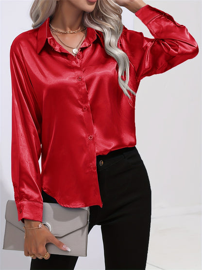 Long Sleeve Lapel Shirt