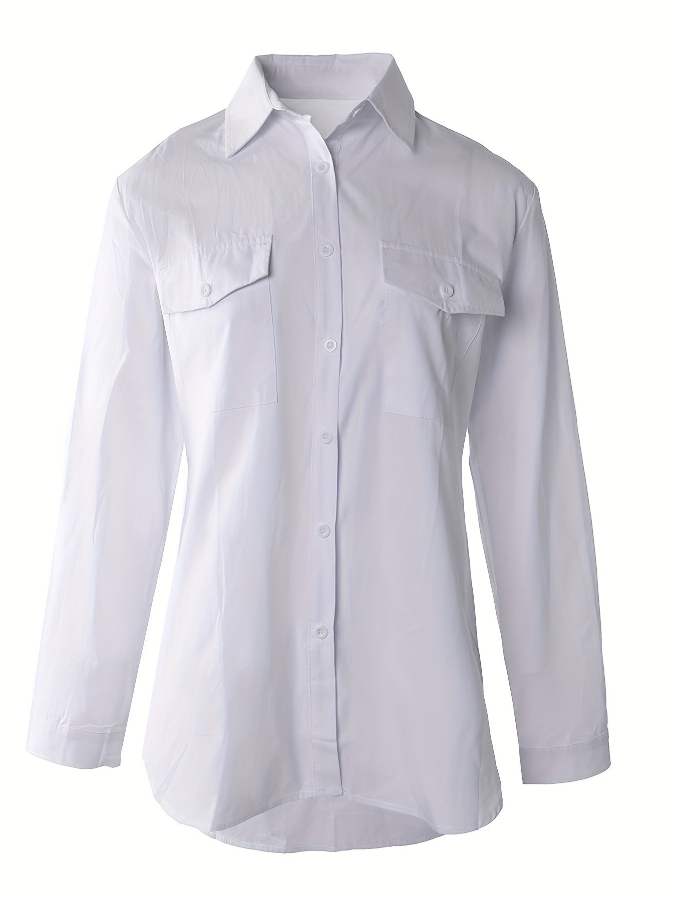 Button Front Office Shirt