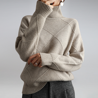 Diamond Knit Pullover