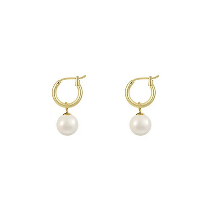 Evie – Elegant Earrings with Gold Beads
