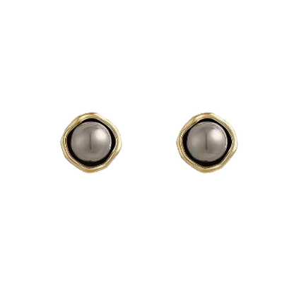 Jaelith - Elegant Black Pearl Earrings