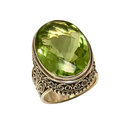 Pandora – Vintage Olive Crystal Ring