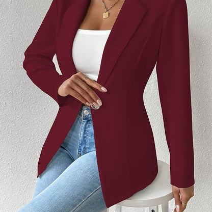 Single-Button Casual Blazer
