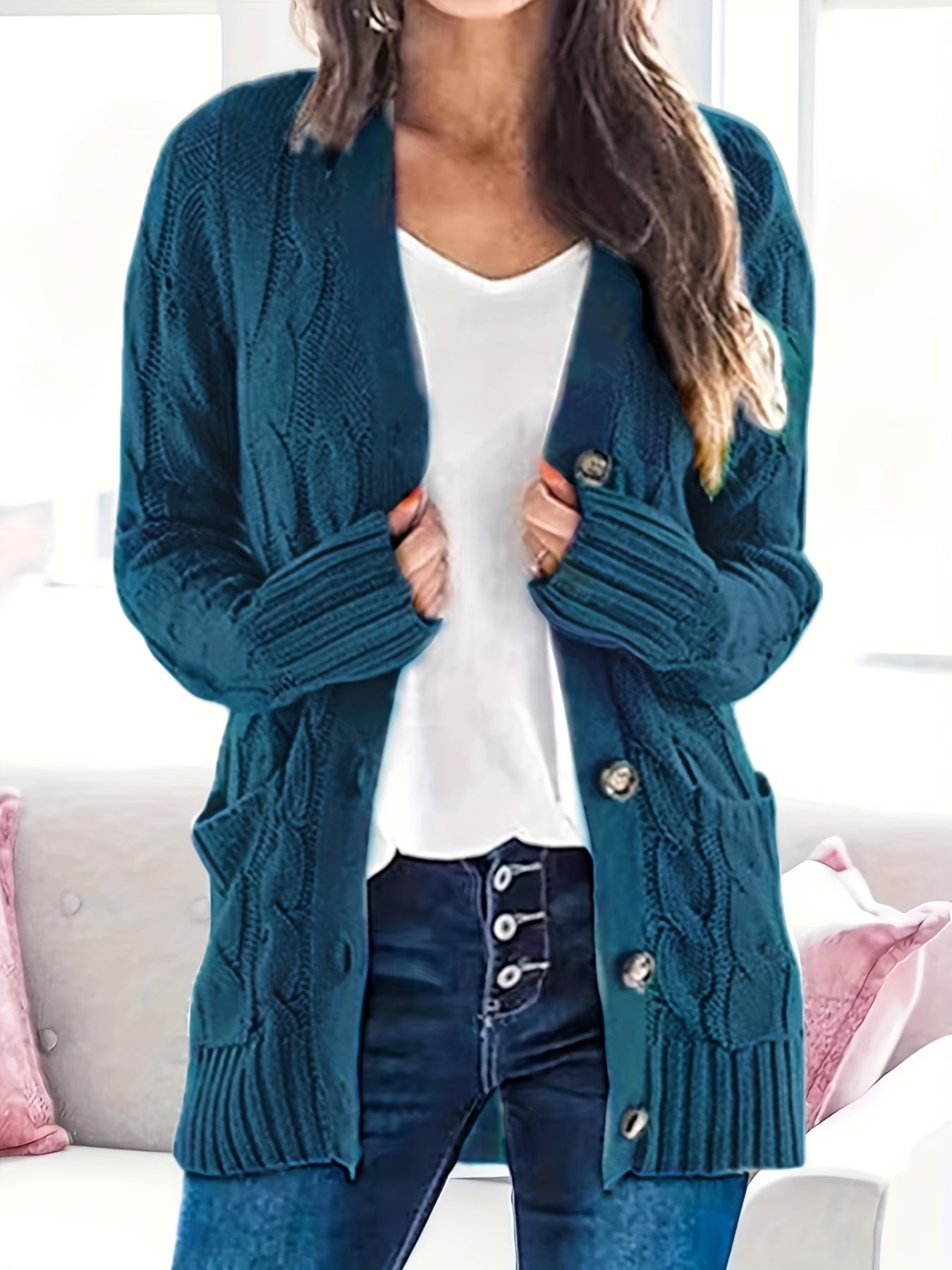 Vintage Cable Stitch Cardigan