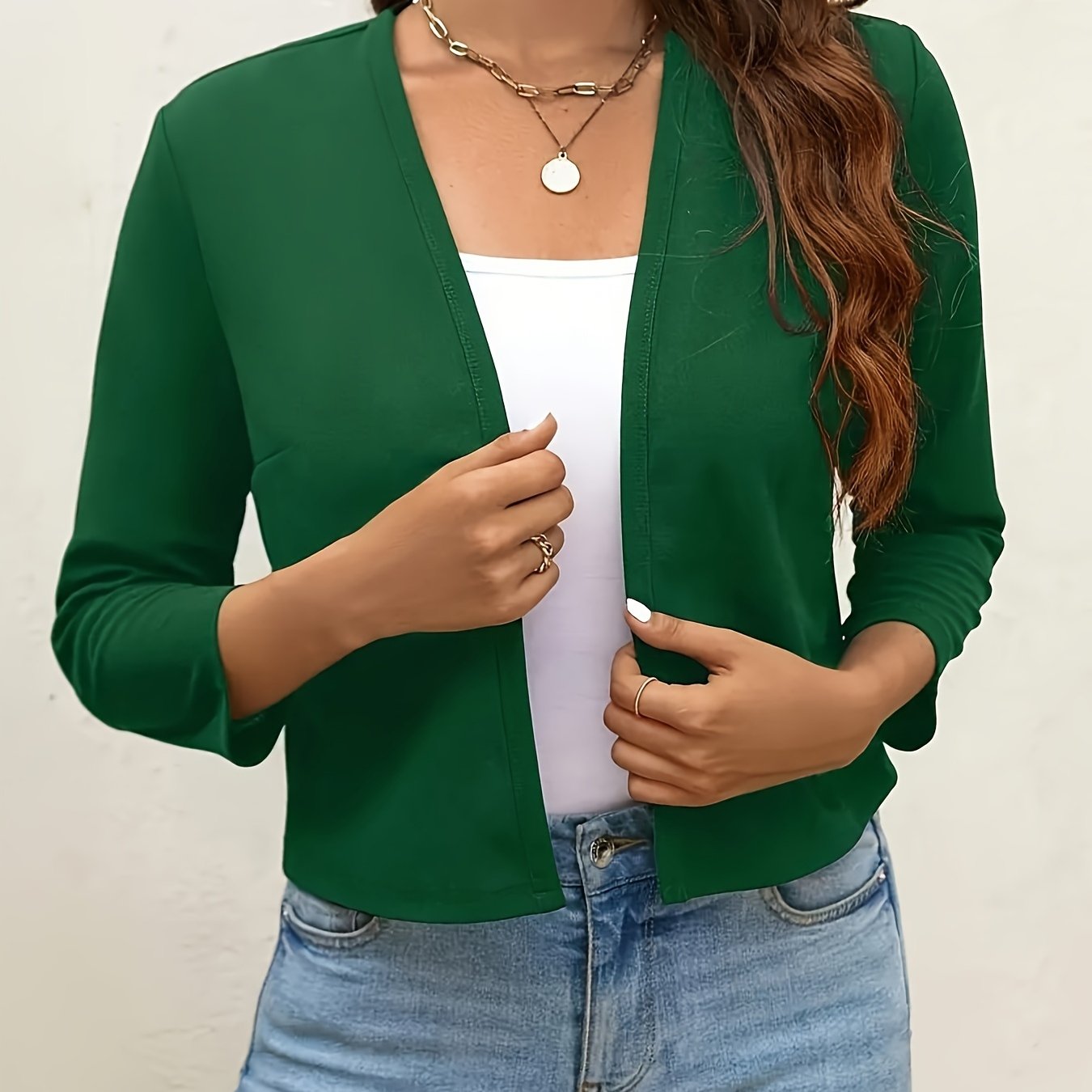 Open Front Cardigan Blazer