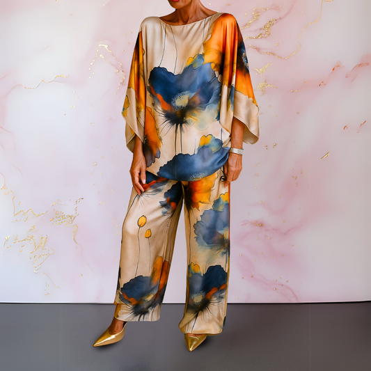 Satin Two-Piece Set