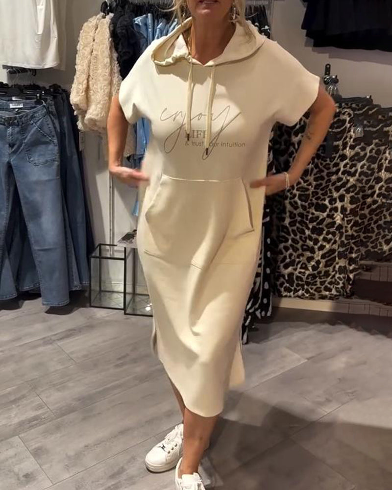 Casual Hoodie Dress