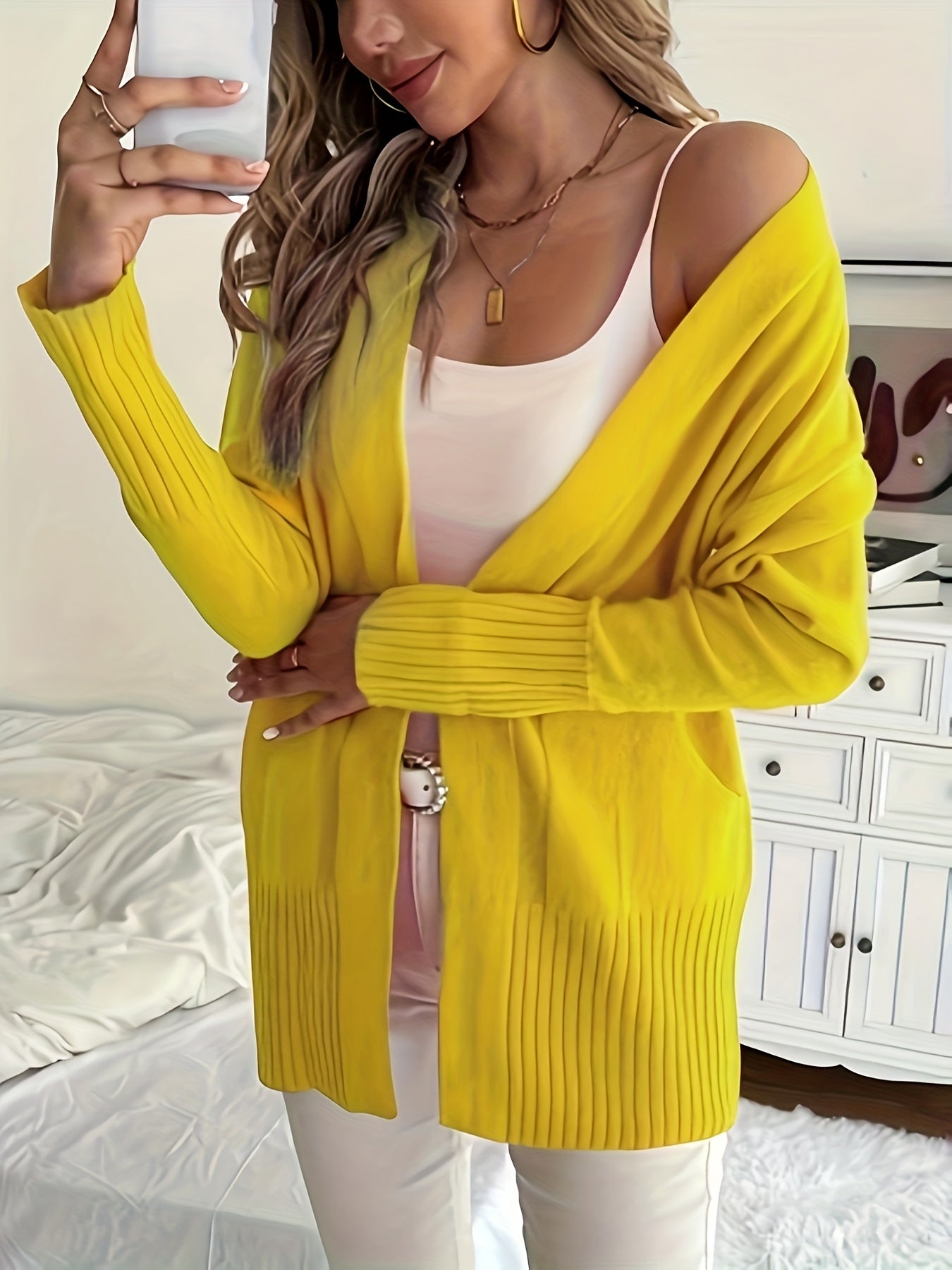 Cozy Knit V-Neck Cardigan
