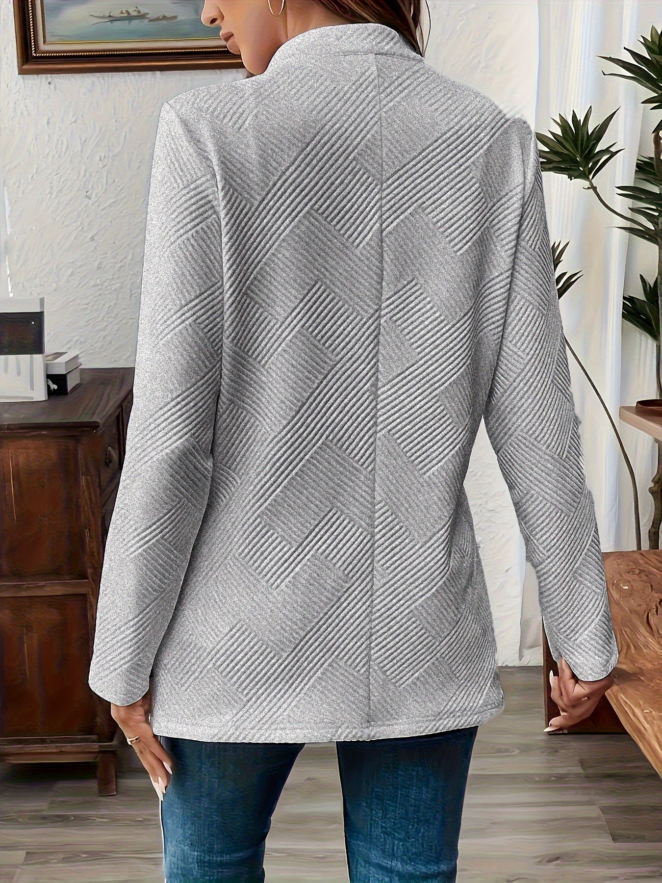 Lightweight Open Front Blazer