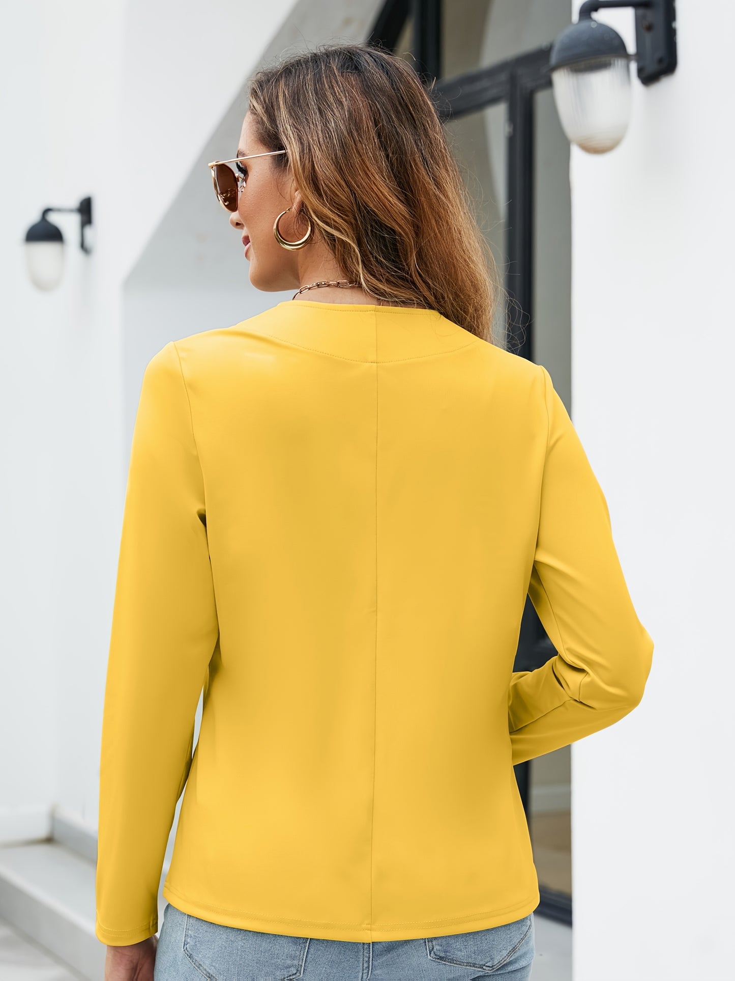 Lightweight Casual Open Blazer