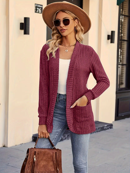 Kimono-Style Long Cardigan