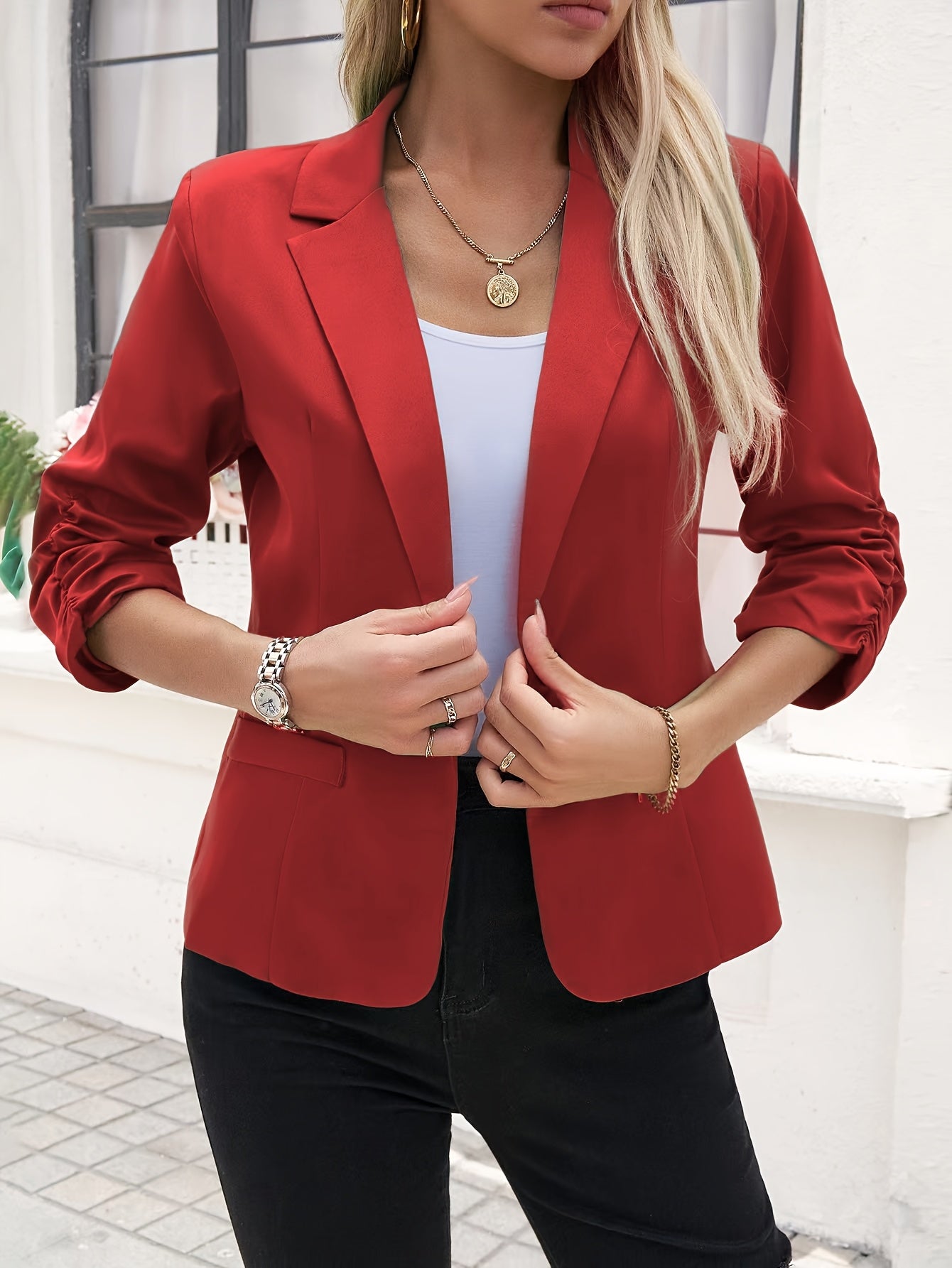 Slim Fit Casual Blazer