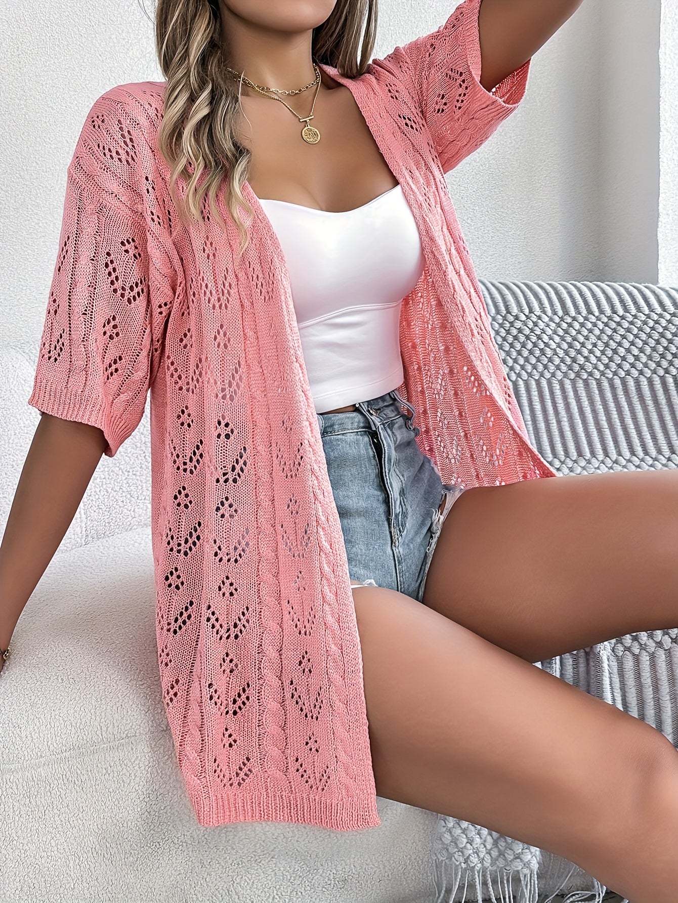 Lightweight Lace Cardigan