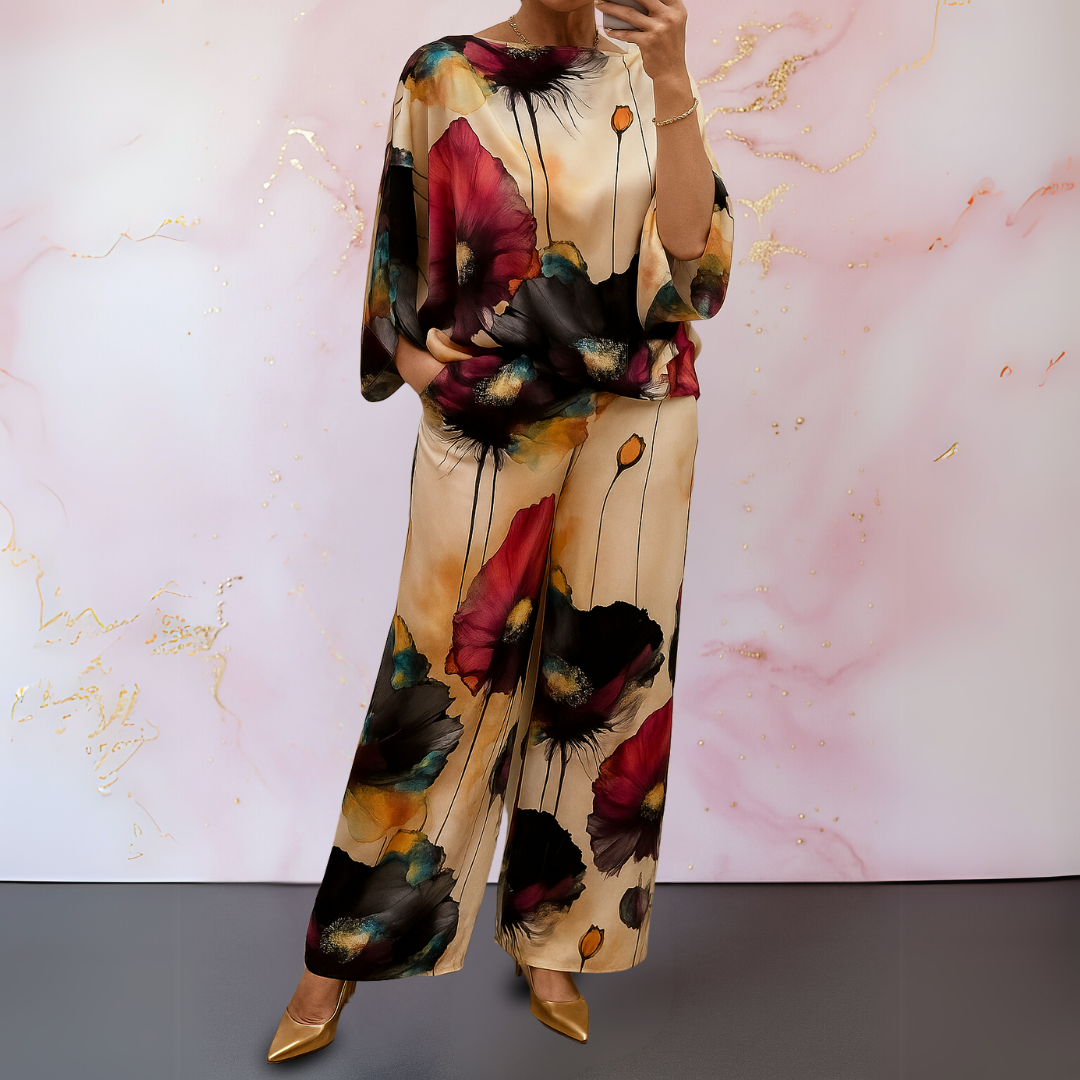 Satin Two-Piece Set