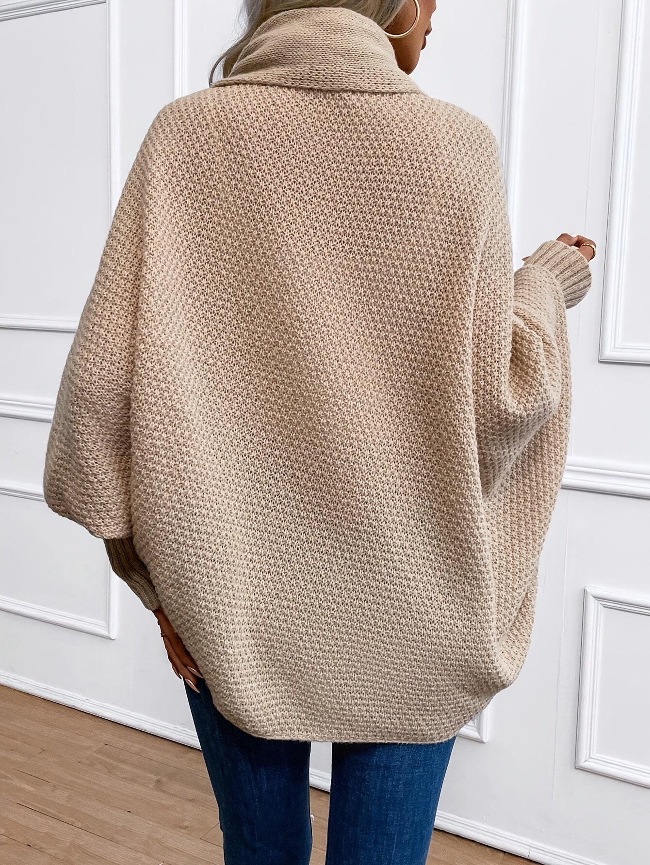 Batwing Sleeve Cardigan Blazer