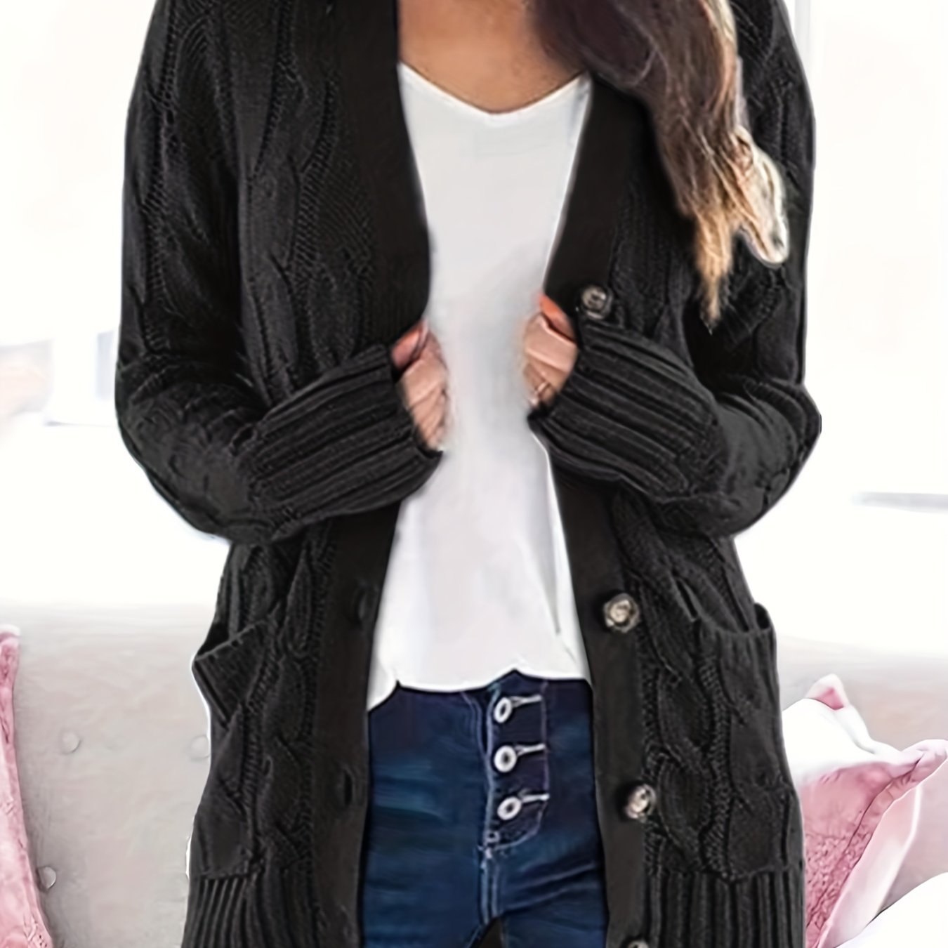 Vintage Cable Stitch Cardigan