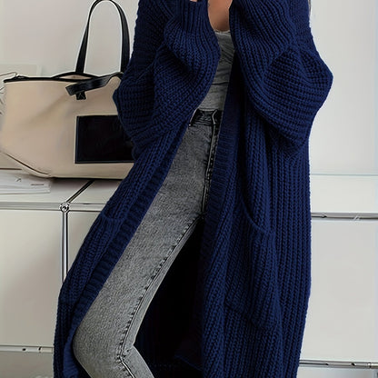 Long Open Front Cardigan
