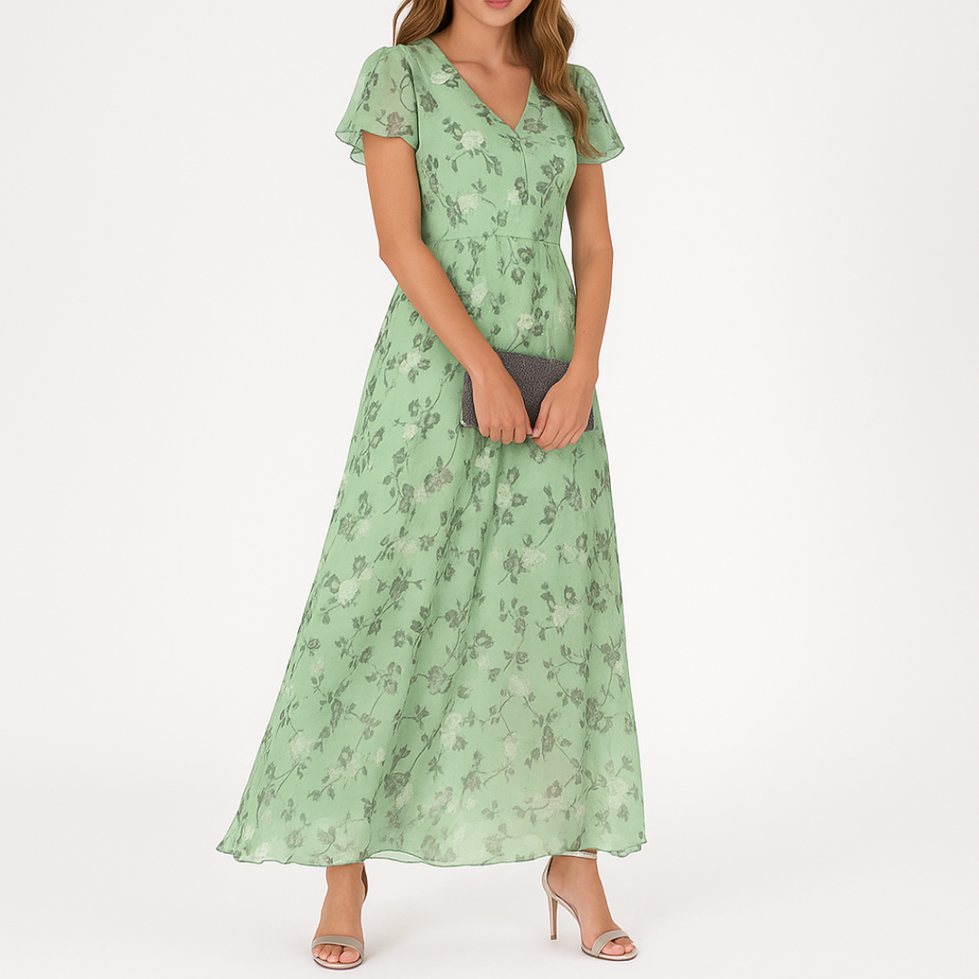 Elegant Belly-Covering Dress
