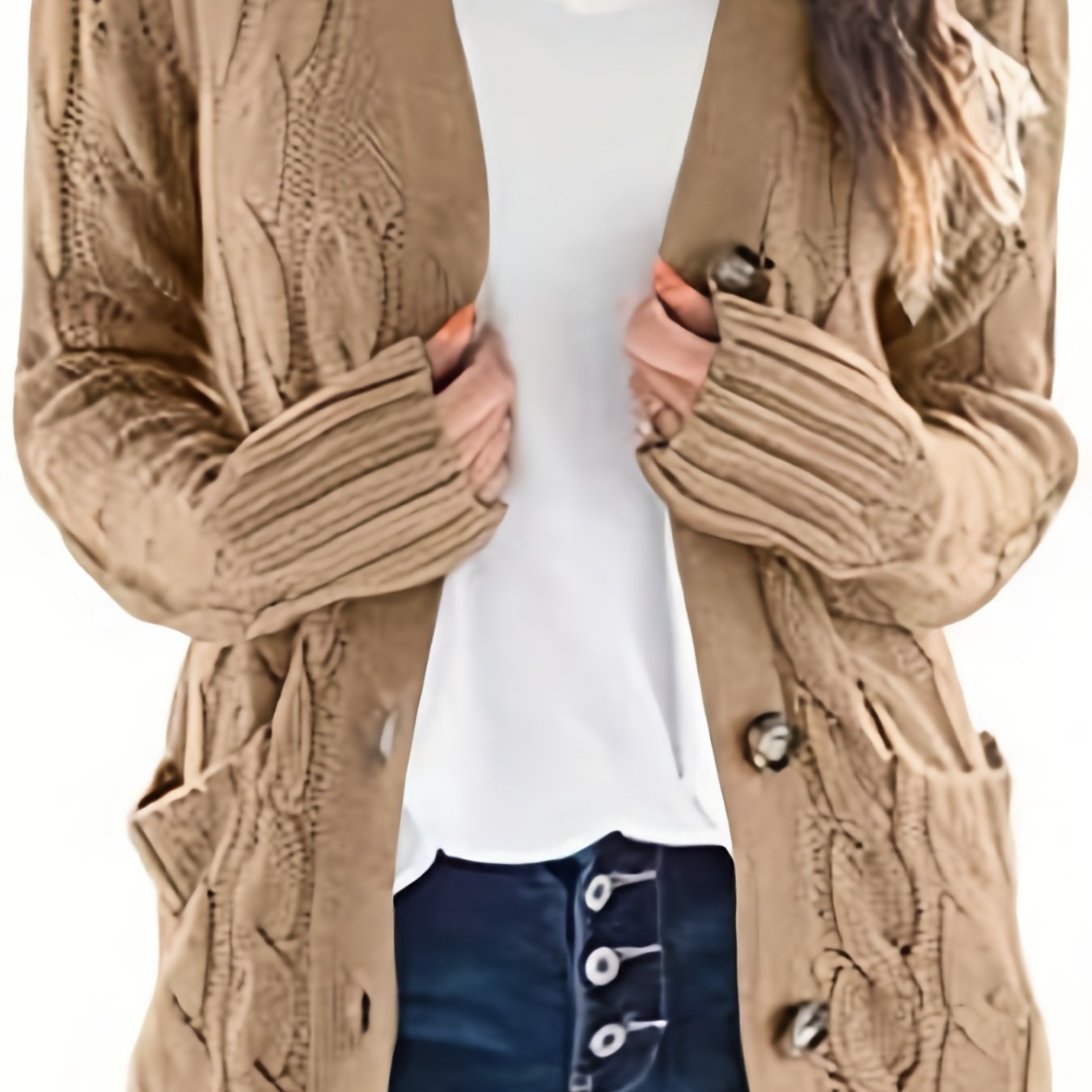 Vintage Cable Stitch Cardigan