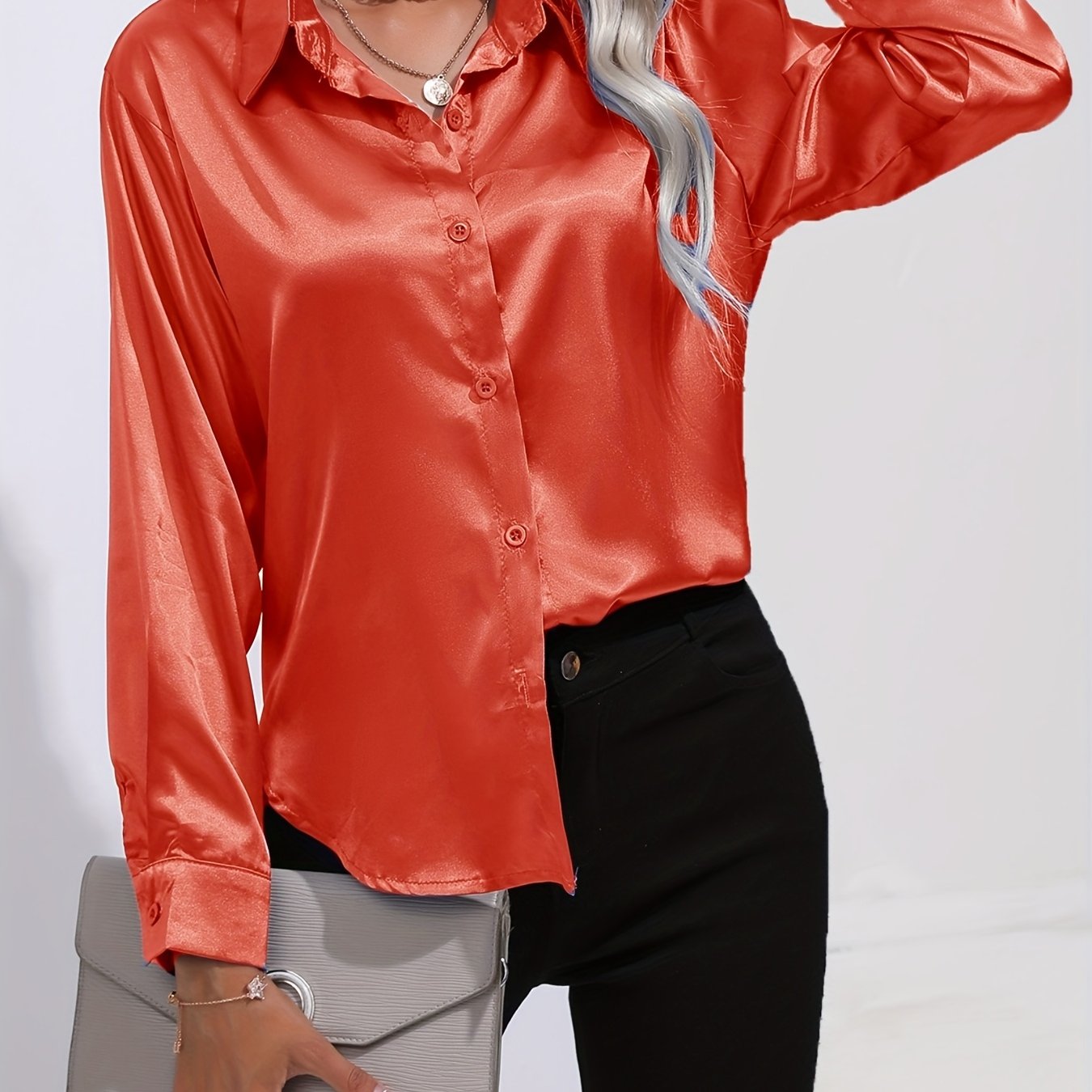 Long Sleeve Lapel Shirt