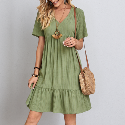 Elegant Dress with Belly Coverage