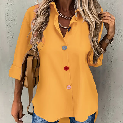 Elegant Button-Front Blouse