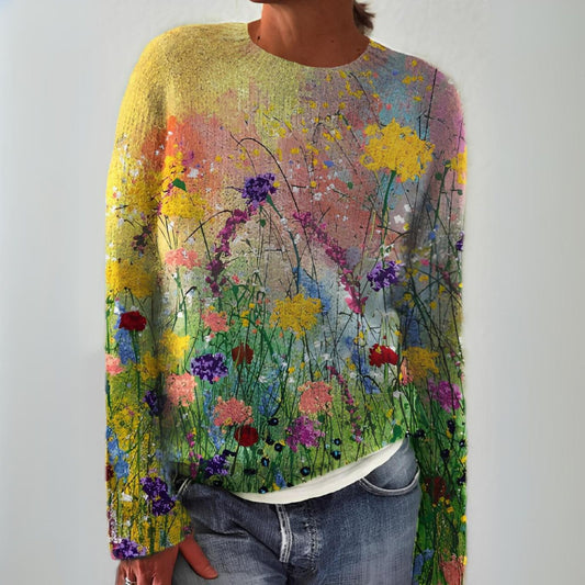 Painted Meadow Sweater