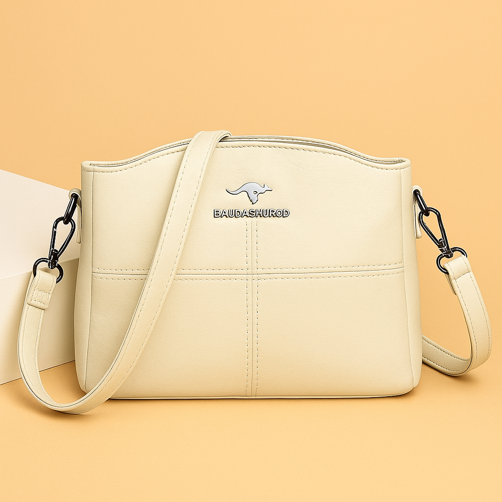 Compact Leather Handbag
